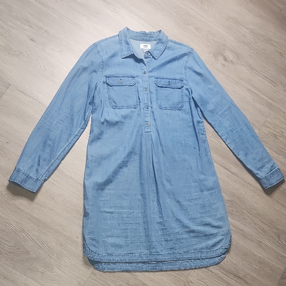 Old Navy Dresses & Skirts - Old Navy Medium Blue Denim Shirt